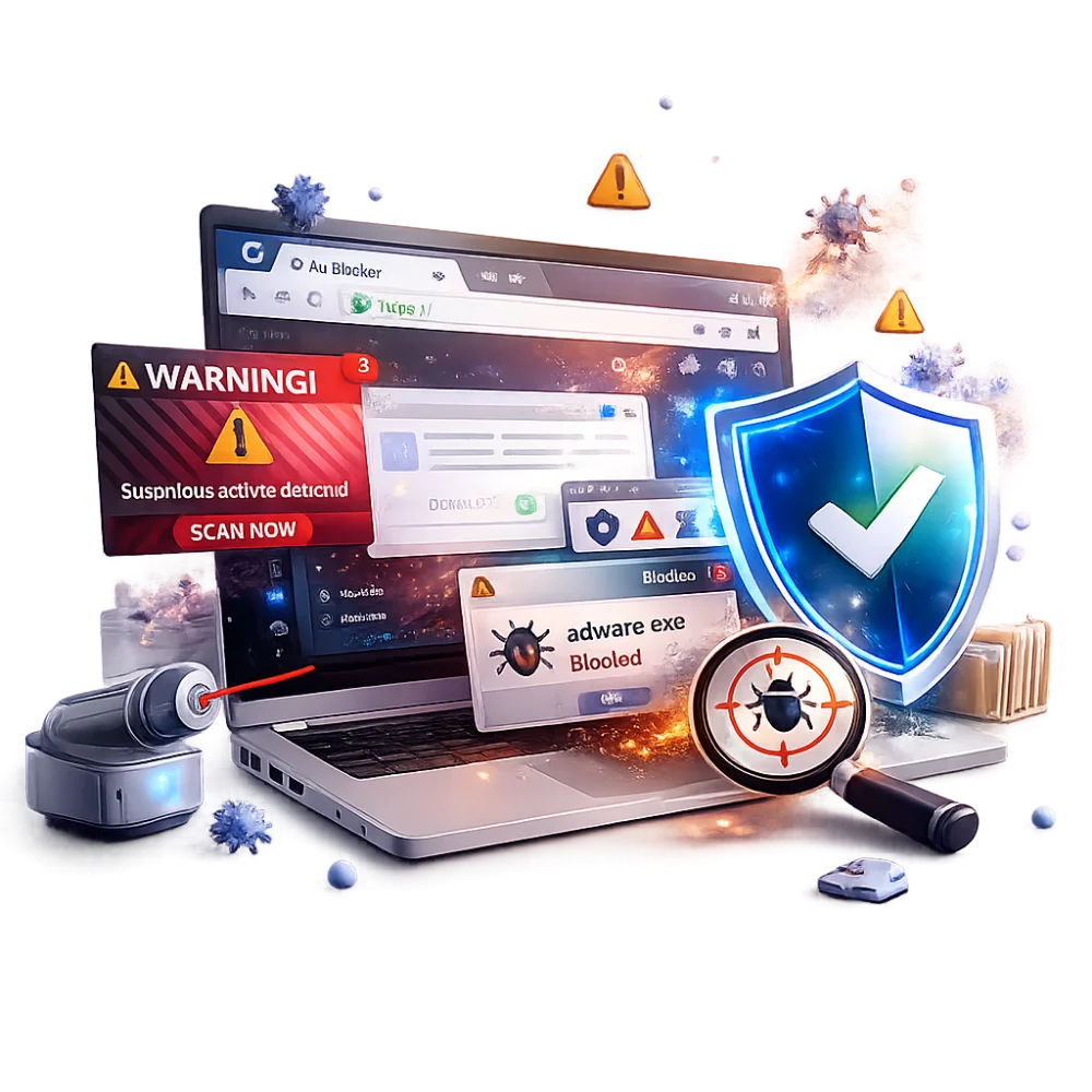 Browser and adware cleanup